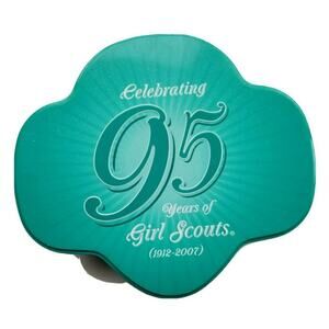 GIRL SCOUTS Celebrating 95 Years Collectible Tin 1912-2007 Excellent Condition